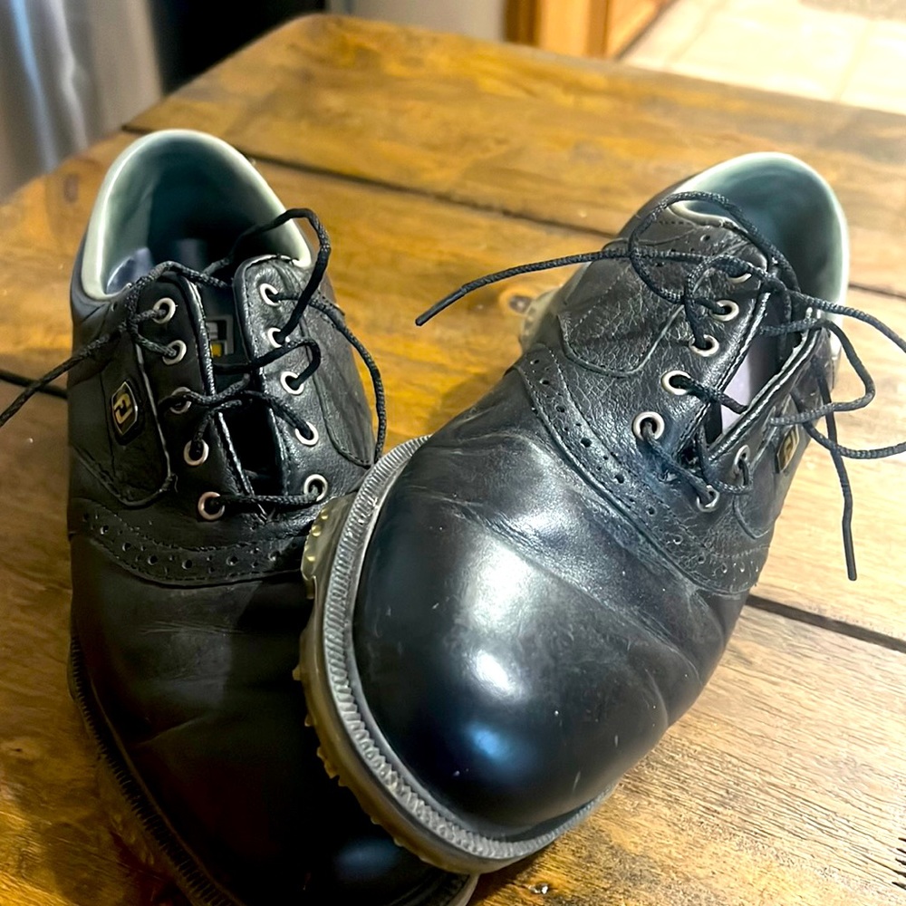 Men’s FootJoy golf shoe size 7.5. Worn couple times